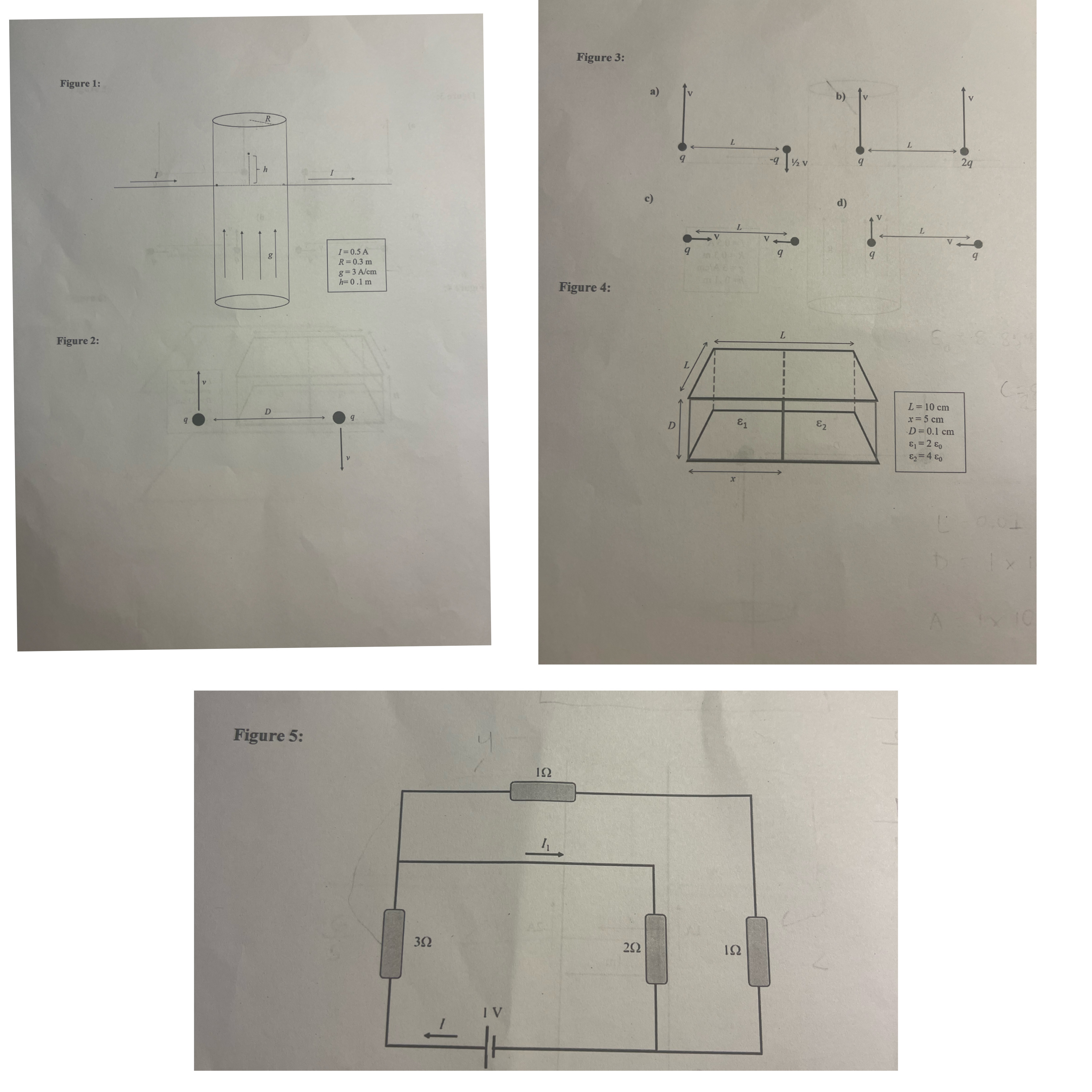 Thank you! \fProblem 1: Consider a conducting hollow cylinder. On the walls