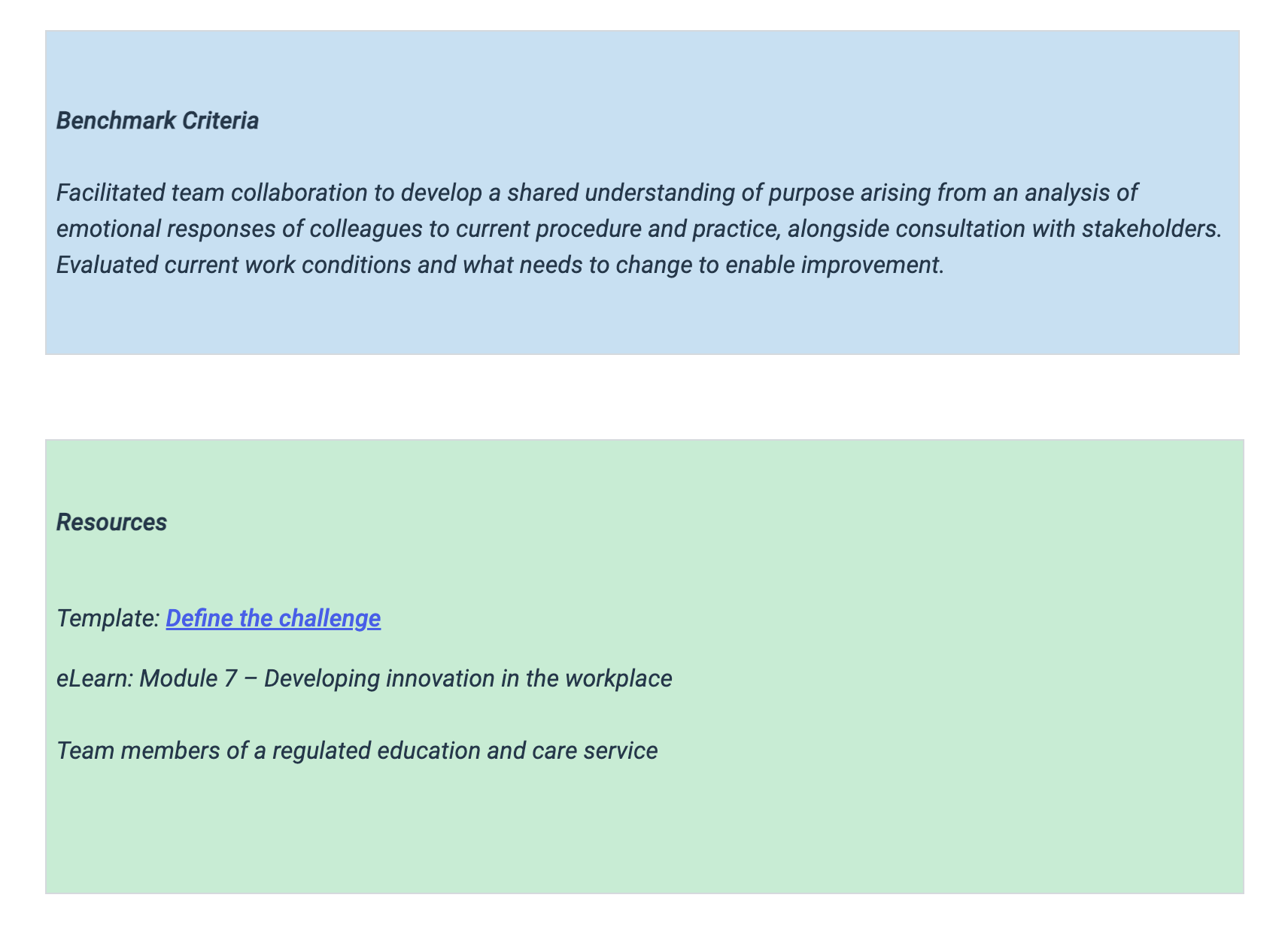 What do the relevant stakeholders need/want (relating to procedure and practice). Include