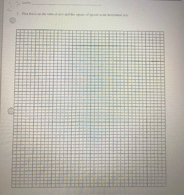 investigation students will: Study circular motion experimentally Graphically analyze the relationship between