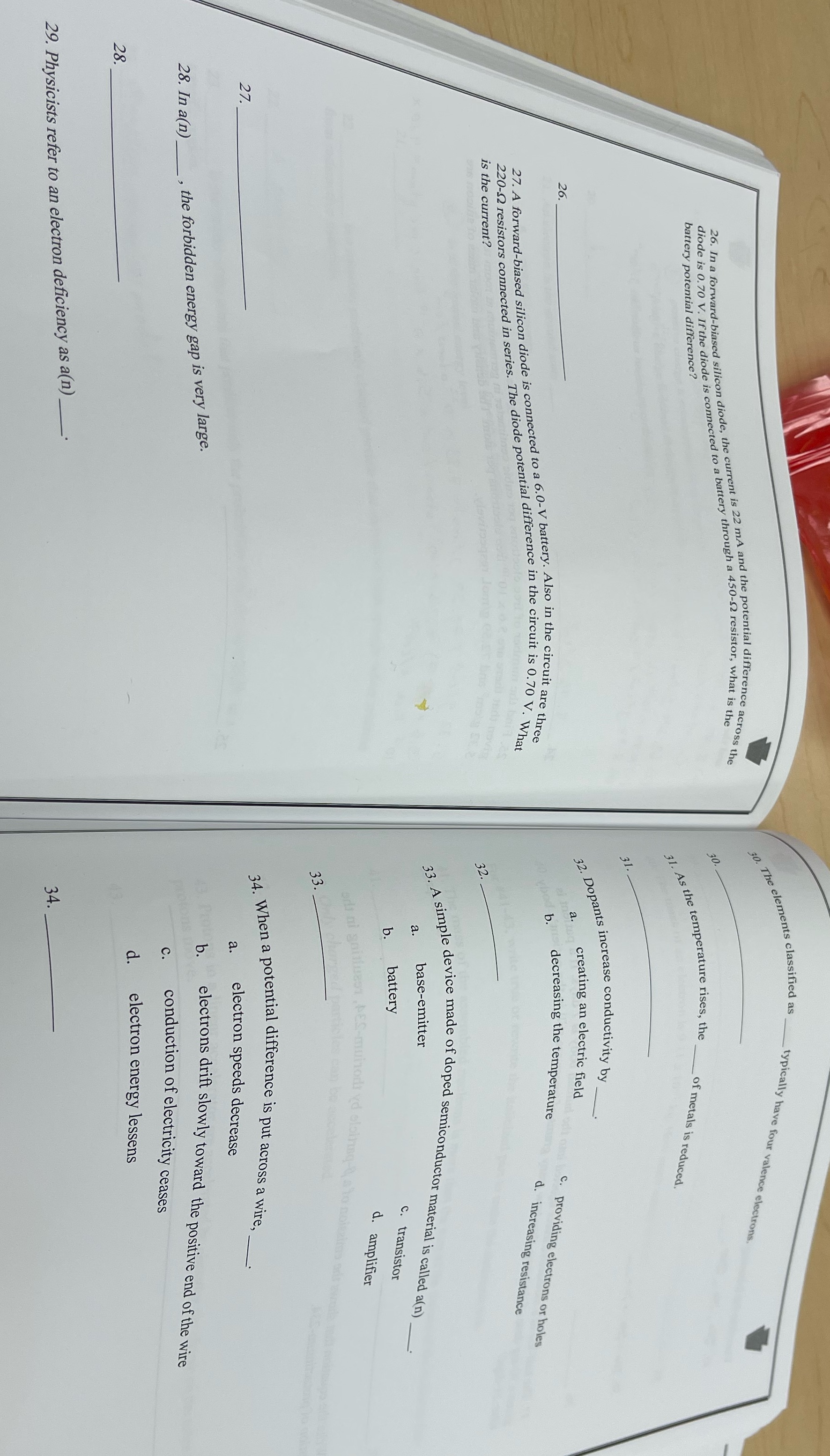 30 . The elements classified as typically have four valence electrons,