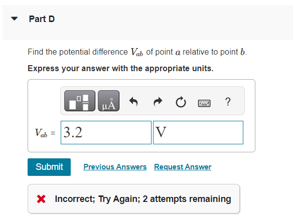Enter a new answer. No credit lost. Try again. w Previous Answers