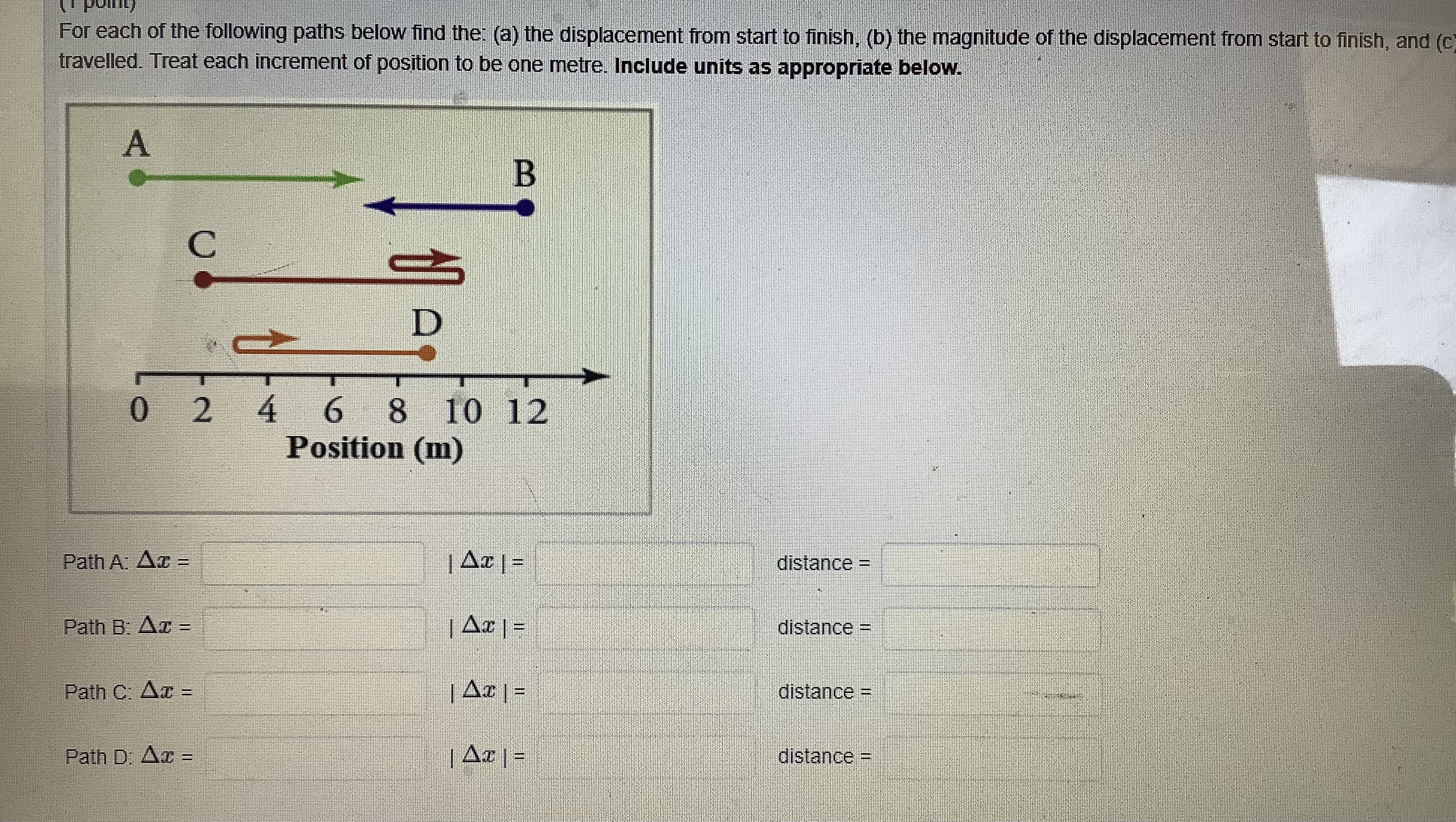 C = 0 =(1 point) Blood is accelerated by the left ventricle