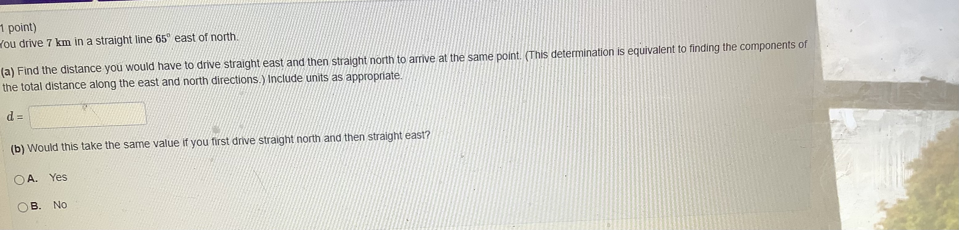 What was her average speed? average speed1 = (b) If the straight-line