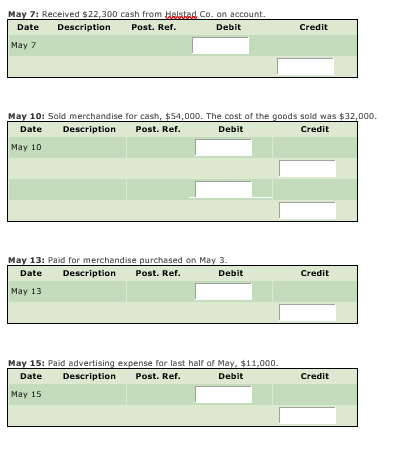 terms 2/10, n/30, FOB shipping point, $68,500. The cost of the goods