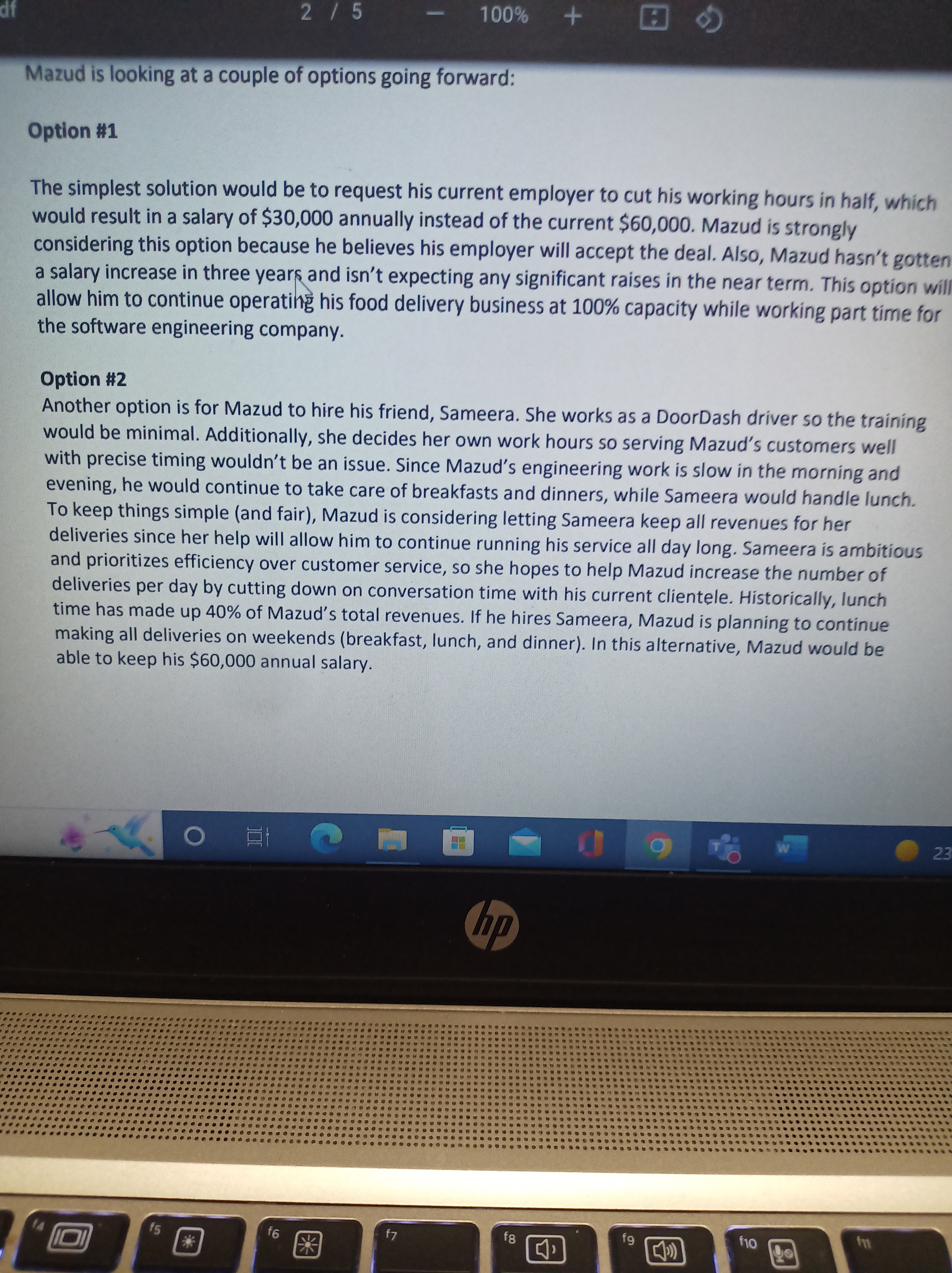 cons, implementation of adver- fising style to his business. Hilroy\fMazud is a