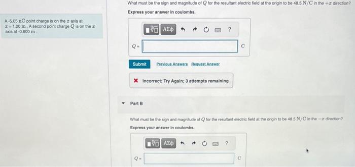 Please write to text format What must be the sign and magnitude