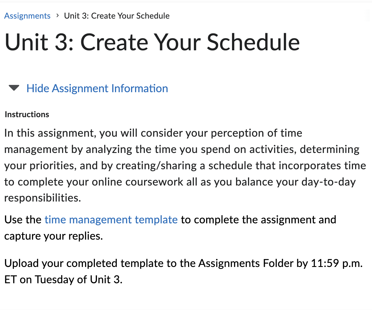 Schedule W Hide Assignment Information Instructions In this assignment, you will consider