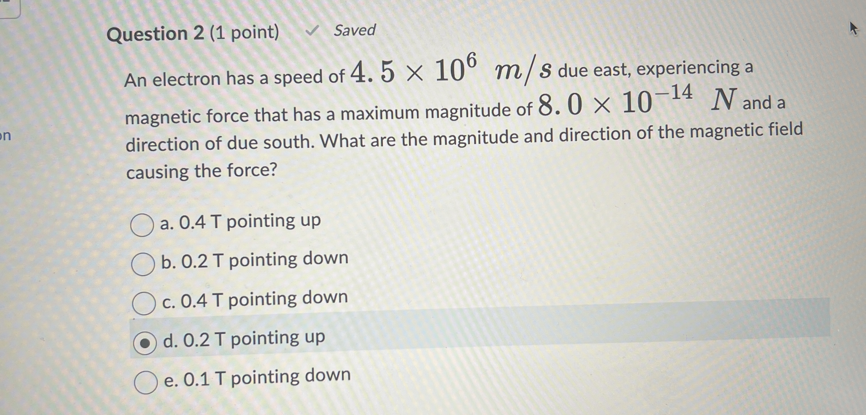 potential difference of 0.90 kV. Then, a 0.300-T magnetic field causes the