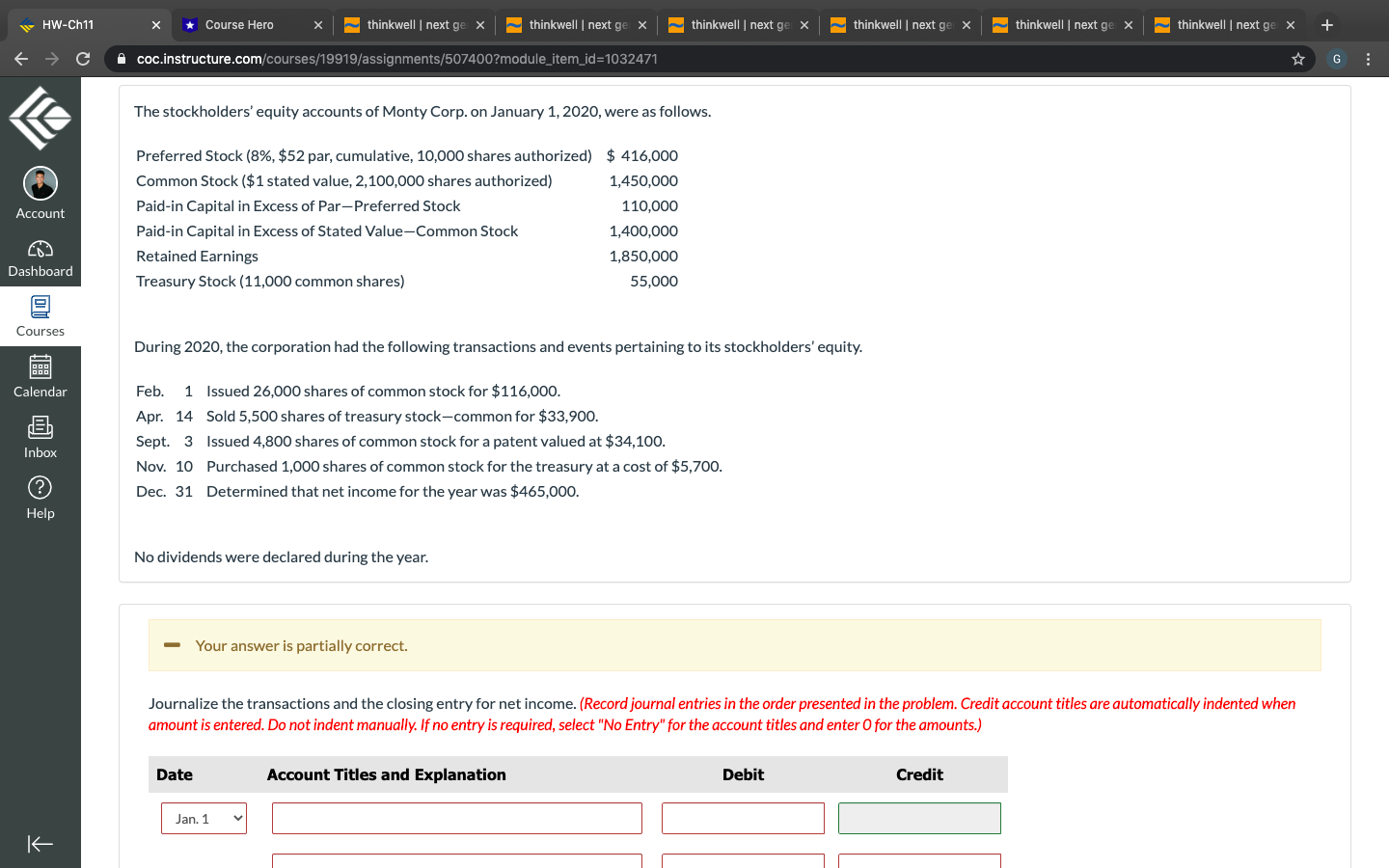 Stock ($1 stated value, 2,100,000 shares authorized) 1,450,000 unt Paid-in Capital in