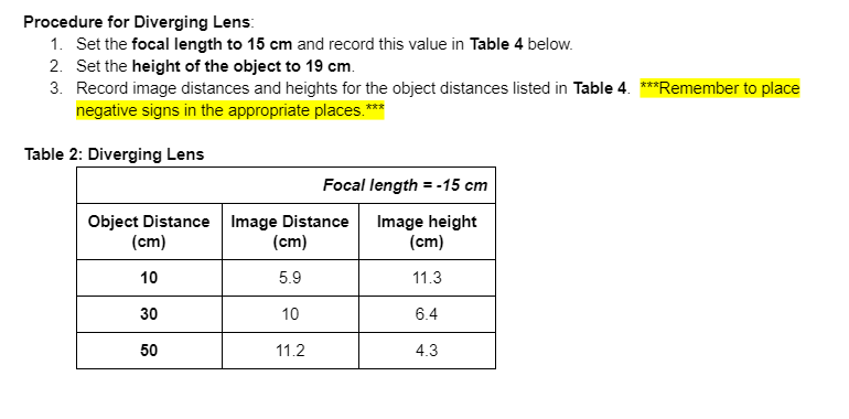 and diverging lens. To get to the interactive, click the link below.