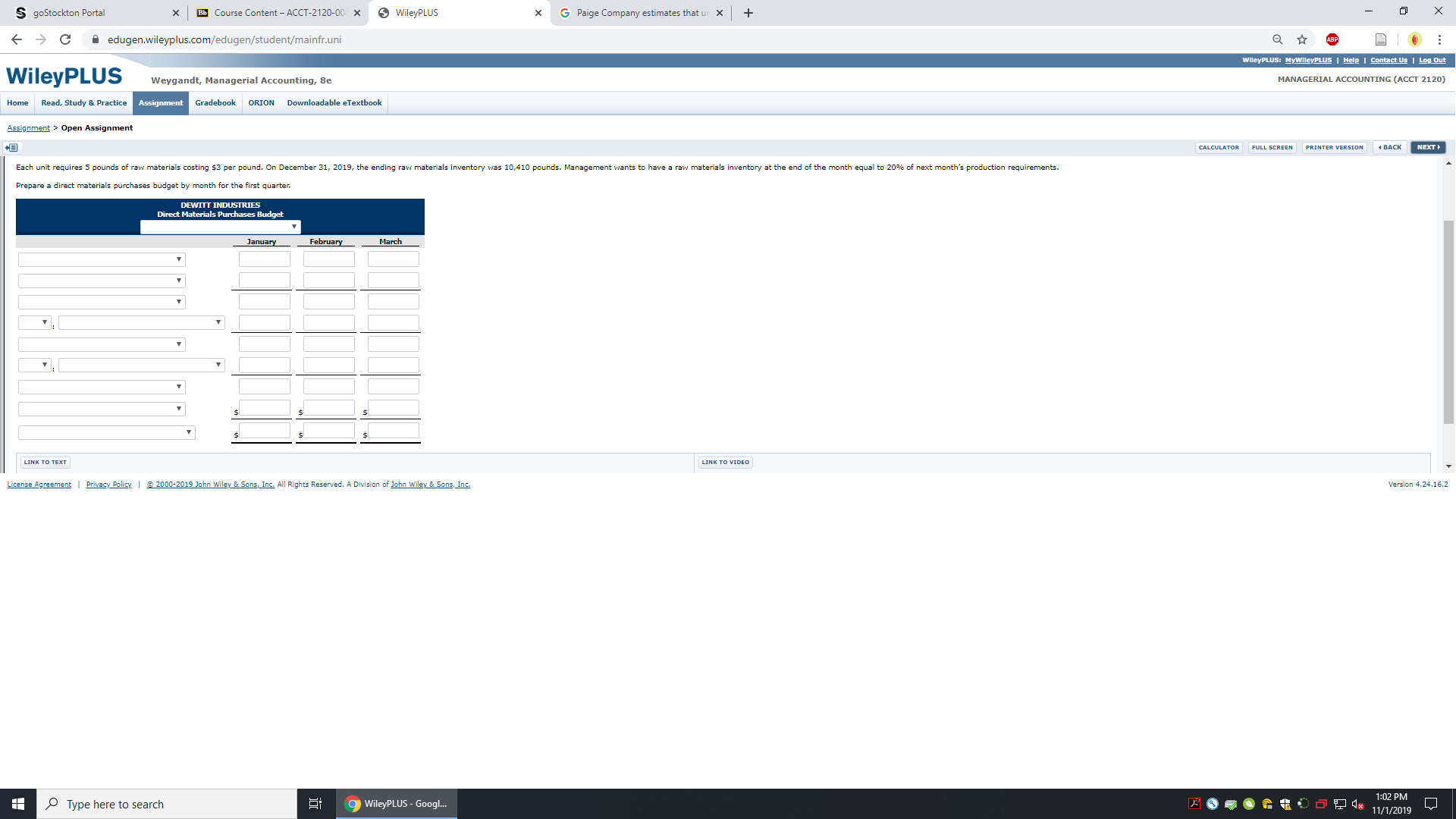 ur X + X > C A edugen.wileyplus.com/edugen/student/mainfr.uni ABP WileyPLUS: MyWileyPLUS |