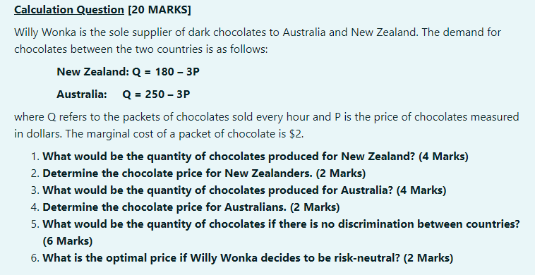 Need help in the following Calculation Question [2|] MARKS] 1|illi'illj...r 1li'll'onka is
