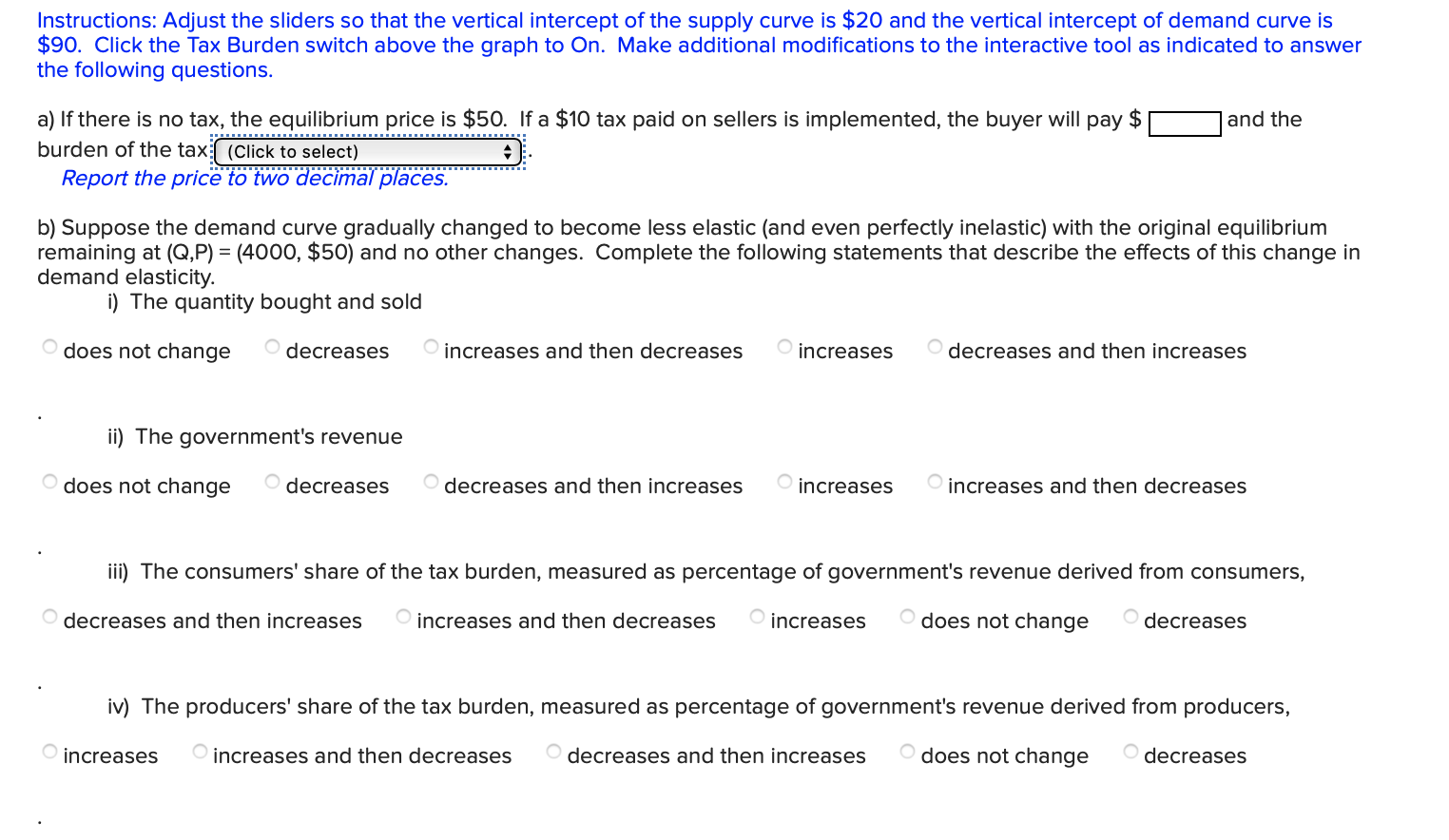 Burden In. GRAPH Tax Burden : On SETTINGS Reset points Skipped ($)