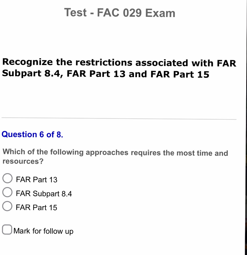 Please help with FAC 029 Exam! Test - FAC 029 Exam Recognize