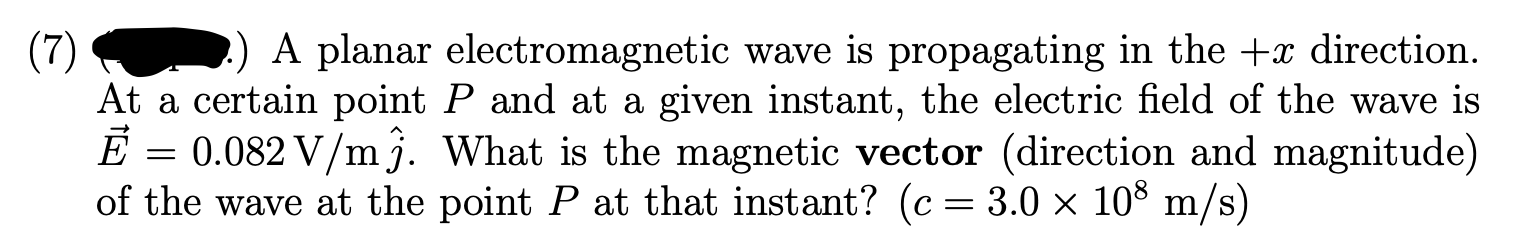 direction. At a certain point P and at a given instant, the