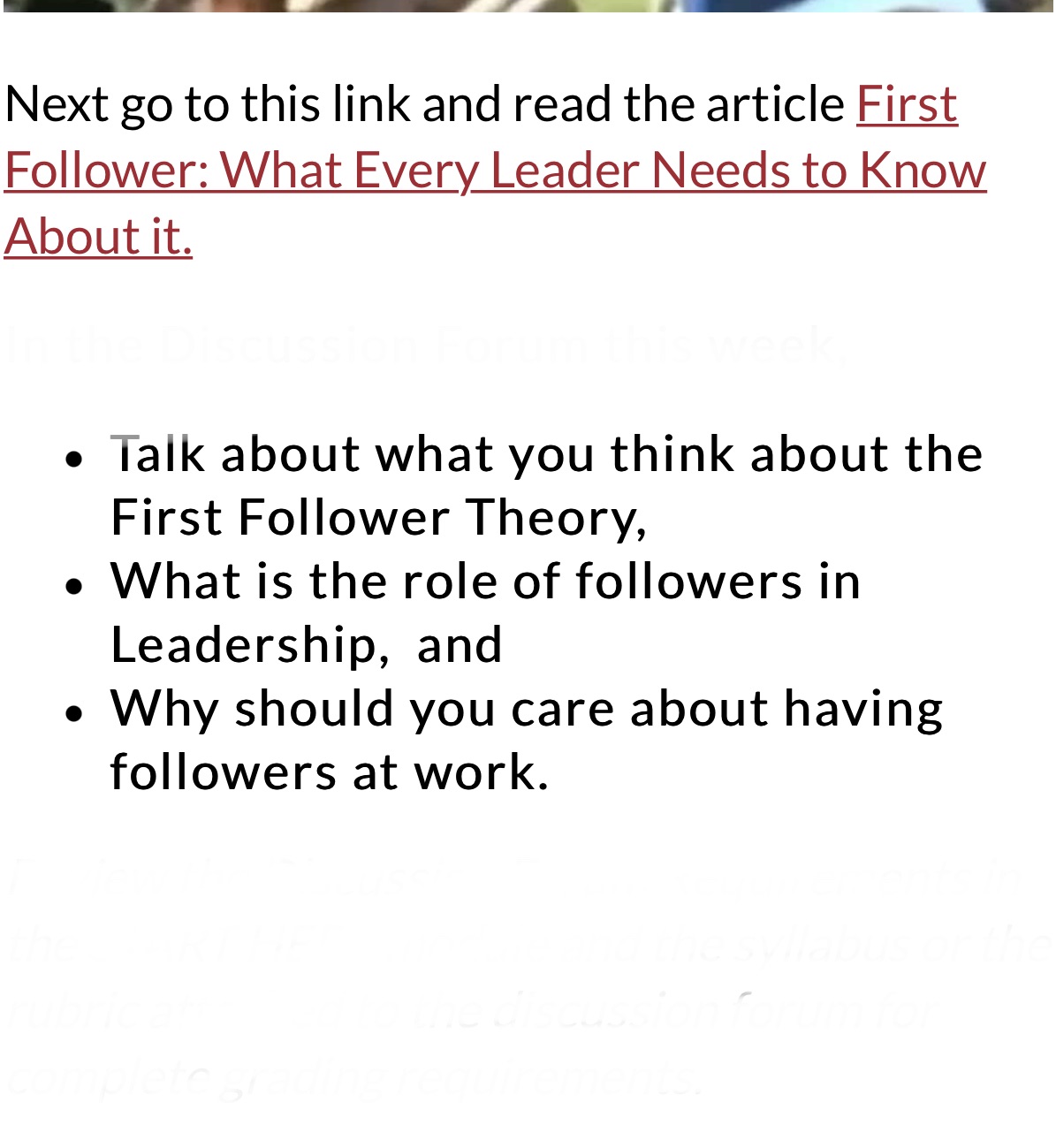  Next go to this link and read the article First Follower: