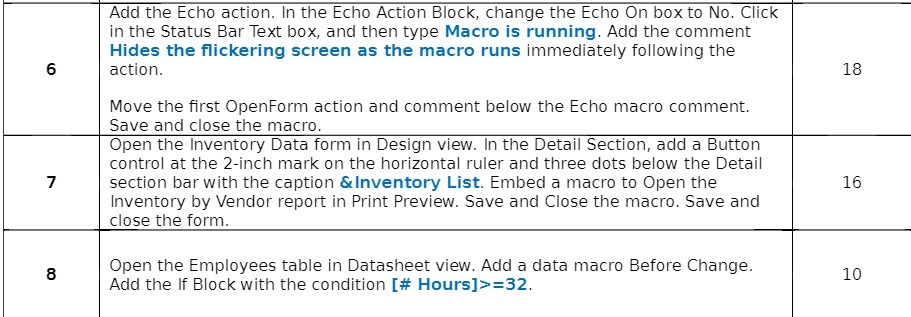 Echo On box to No. Click in the Status Bar Text box.