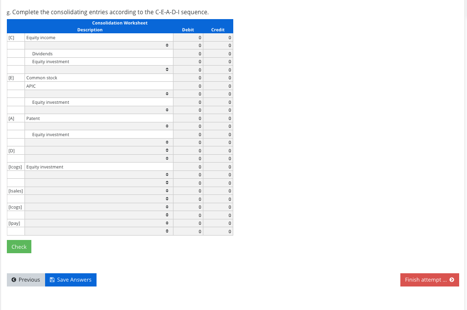 The parent assigned the excess to the following [A] assets: [A] Asset
