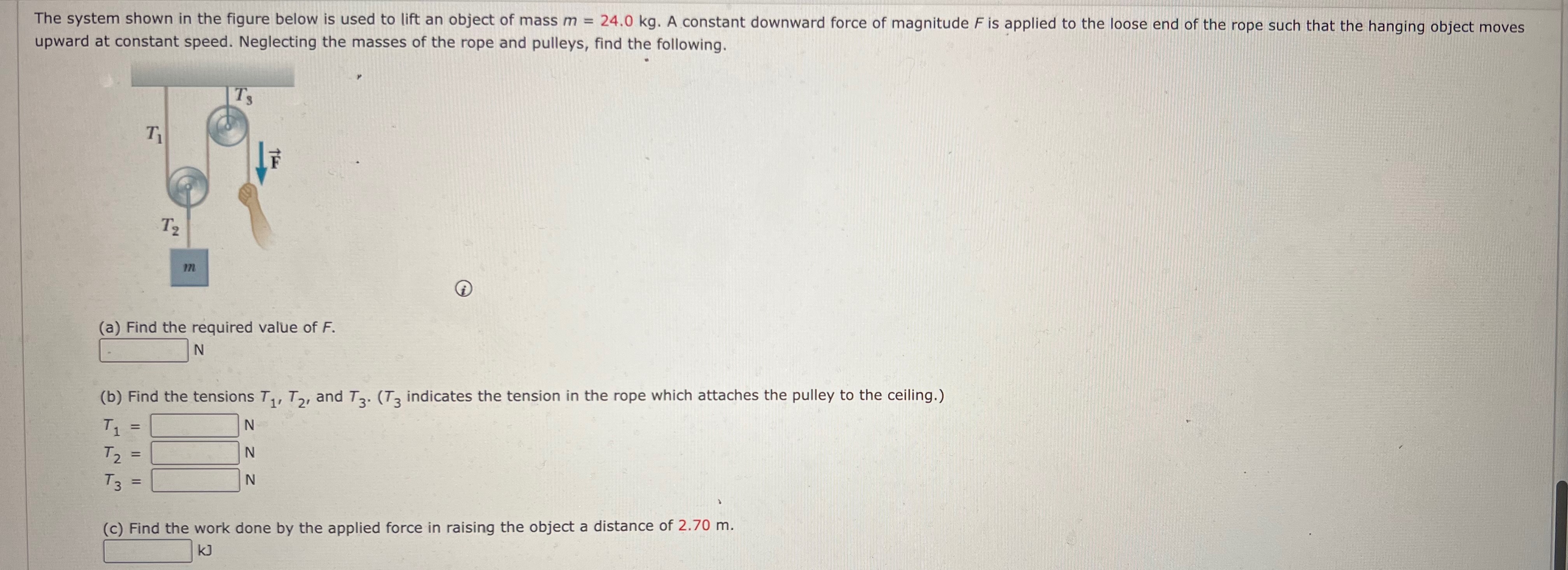 N as it contracts a distance of 7.6 cm in a 79-kg