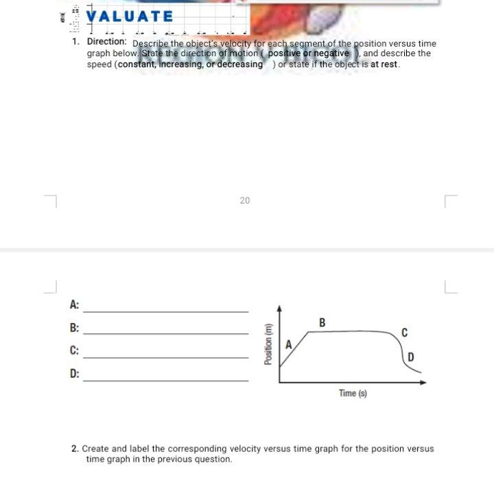 Find the functional form of acceleration. UCATION 4. Find the instantaneous acceleration