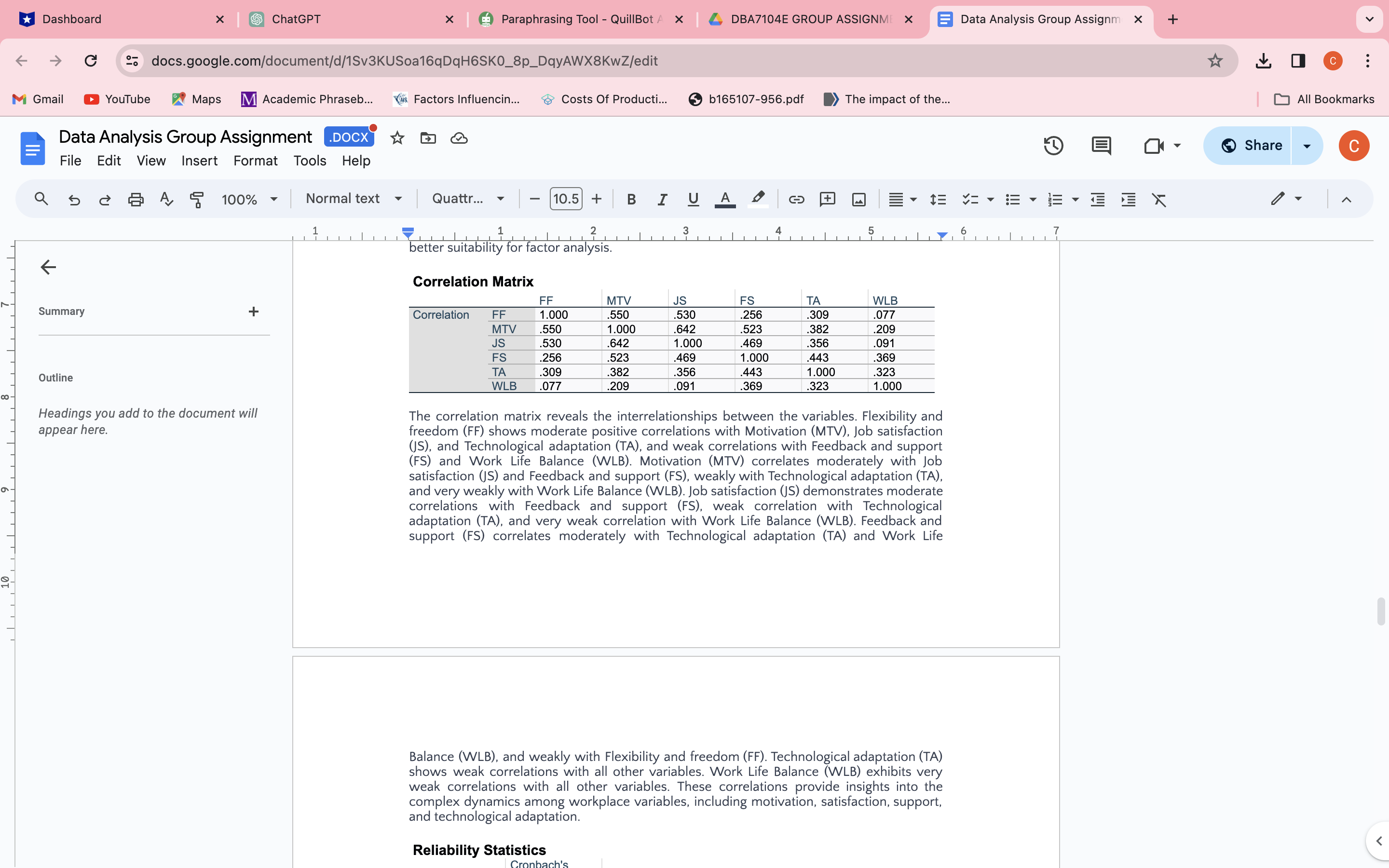  Dashboard x ChatGPT X ) Paraphrasing Tool - QuillBot A X