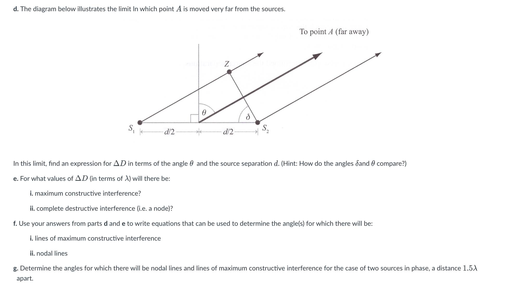  5 The diagram below shows an arbitrary point, point A, that
