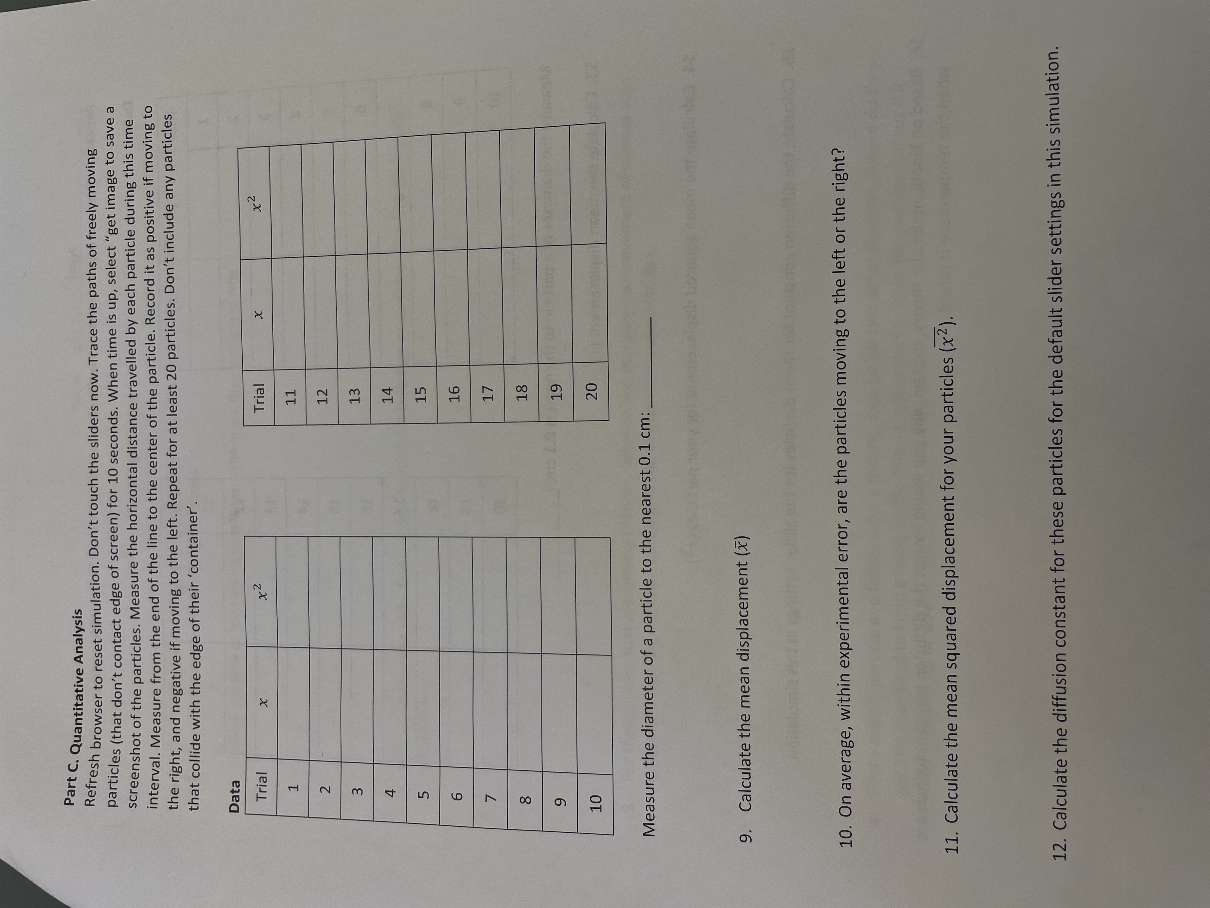 "get image to save a screenshot of the particles. Measure the horizontal