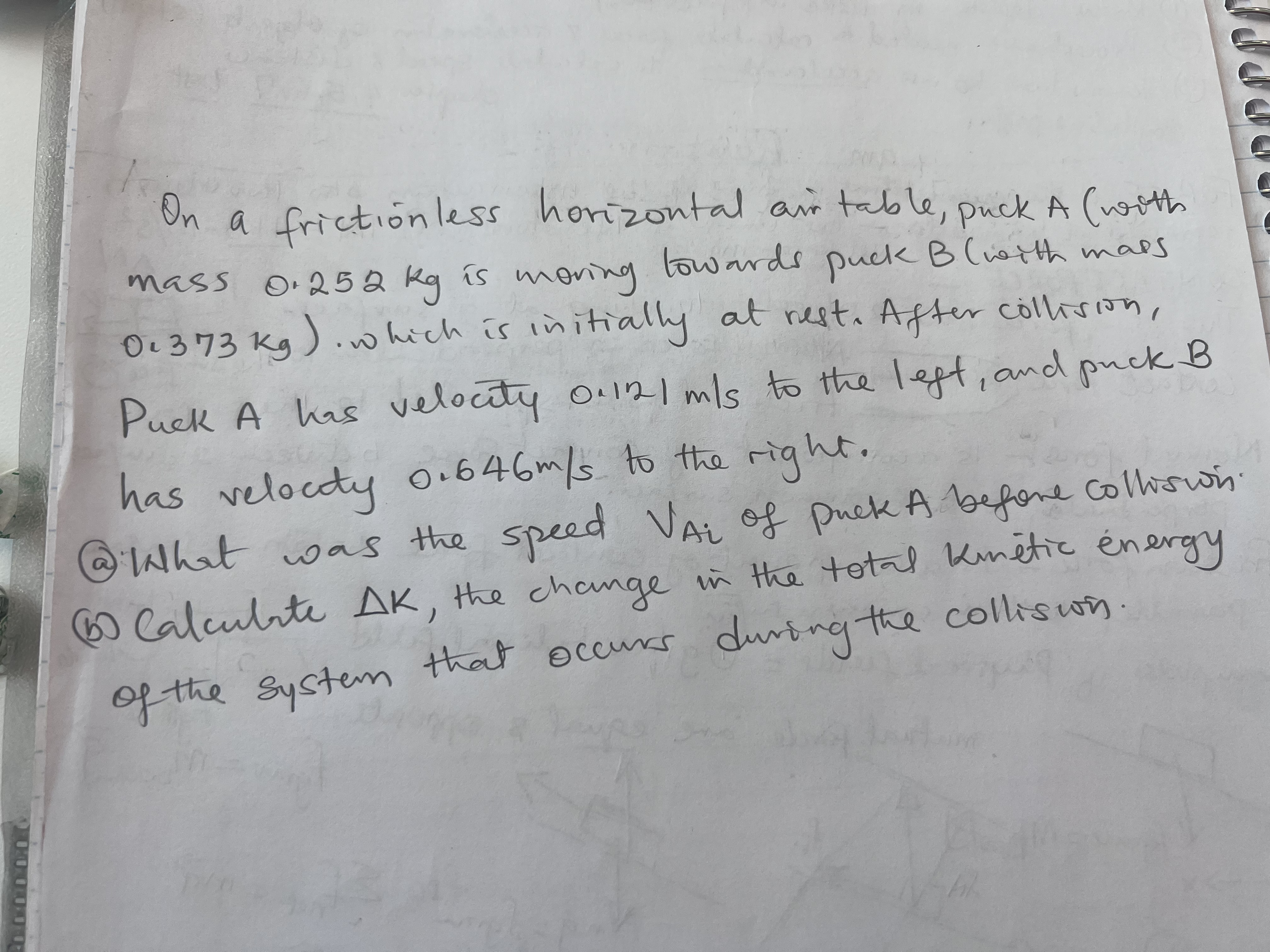 0: 252 kg is moving towards puck Blwith maps 0 : 373