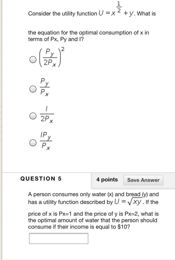  ONLY answer no explanation Why are typical indifference curves negatively sloped