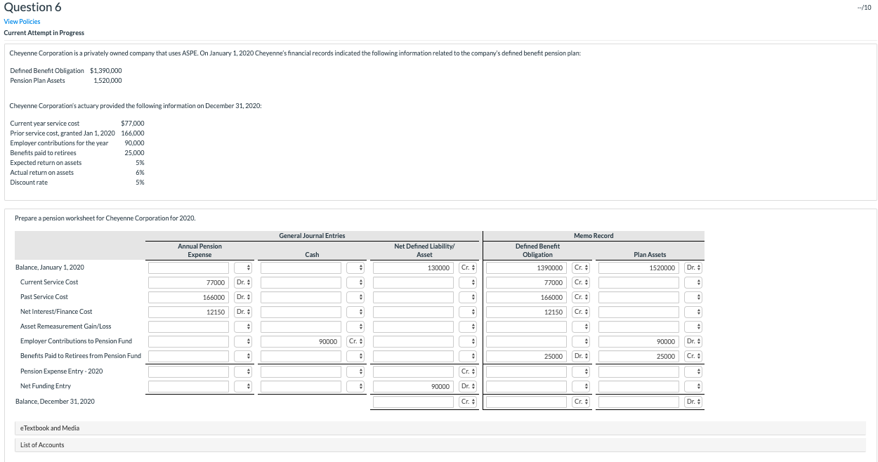 Attempt in Progress Cheyenne Corporation is a privately owned company that uses