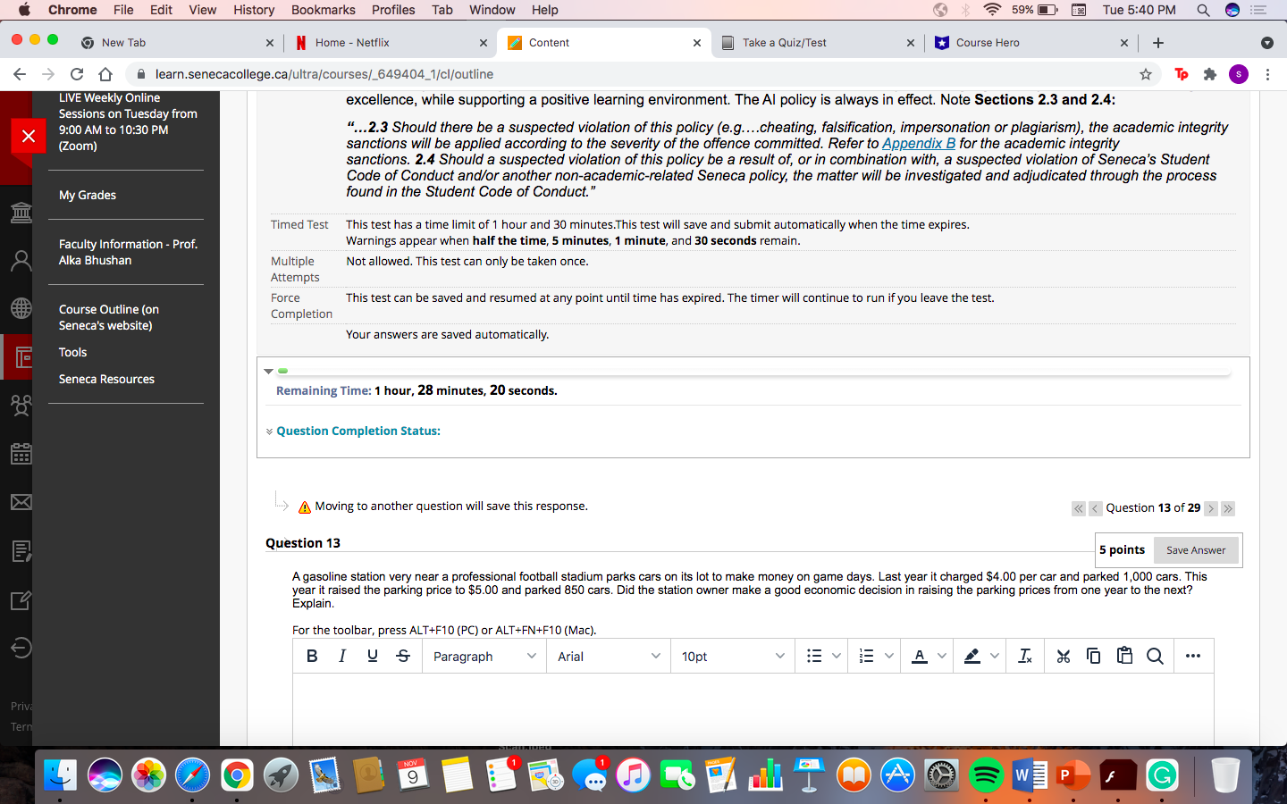 Chrome File Edit View History Bookmarks Profiles Tab Window Help $