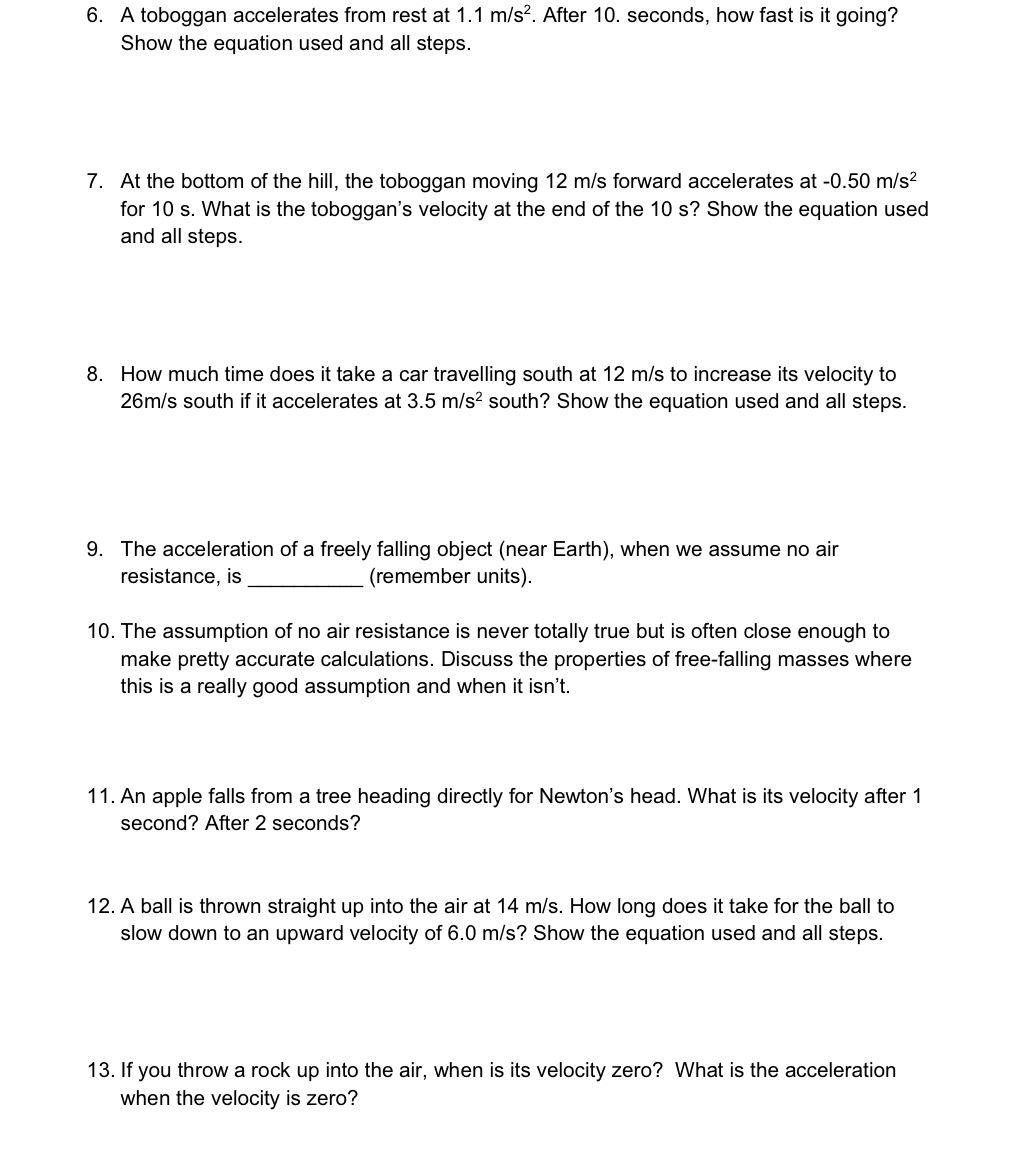 15. The direction of acceleration is determined by the change in velocity