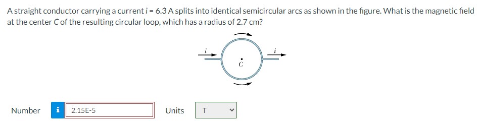 element of length ds = 1.07 um in a very long straight