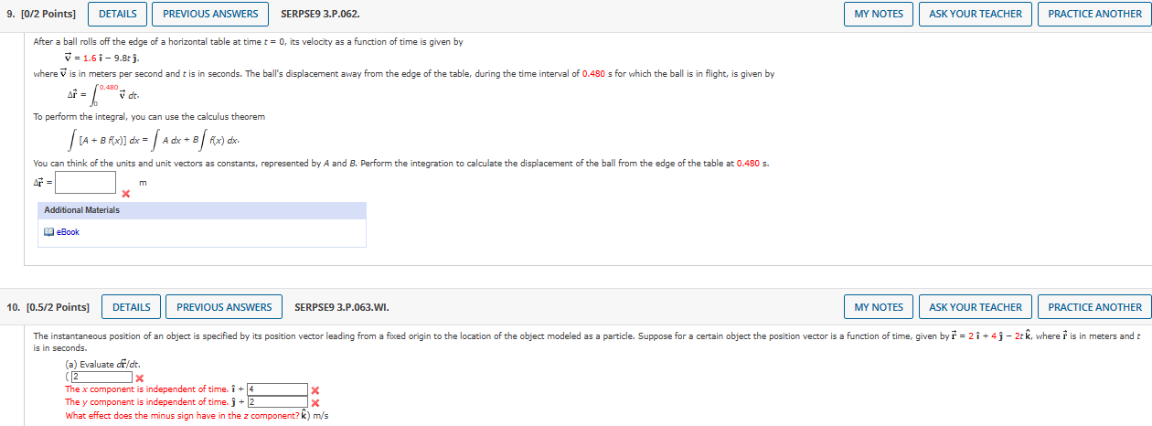component 2.12 units in length. (a) Determine an expression for A in