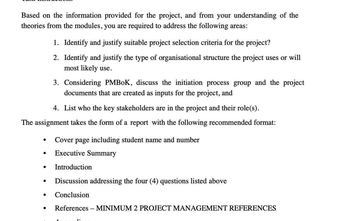 understanding of the theories from the modules, you are required to address