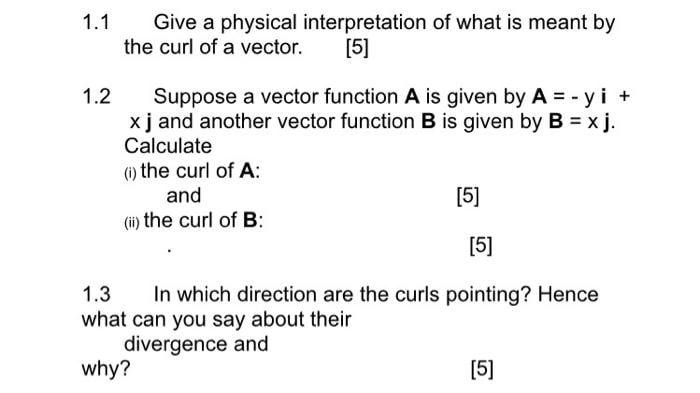 Handwritten solution not required correct answer will get instant upvote. 1.1 Give