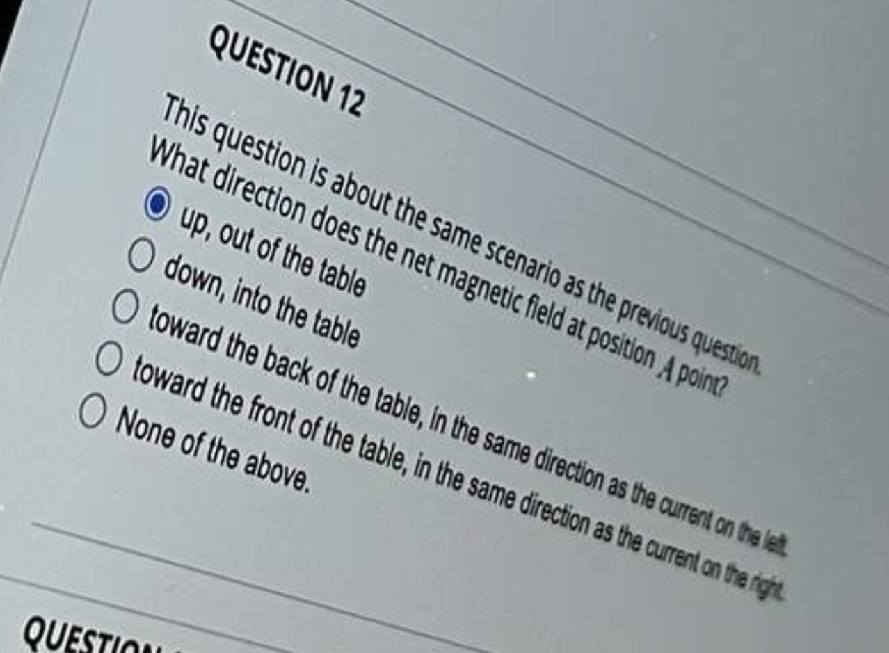 as the current on the right QUESTION 13 This question is about