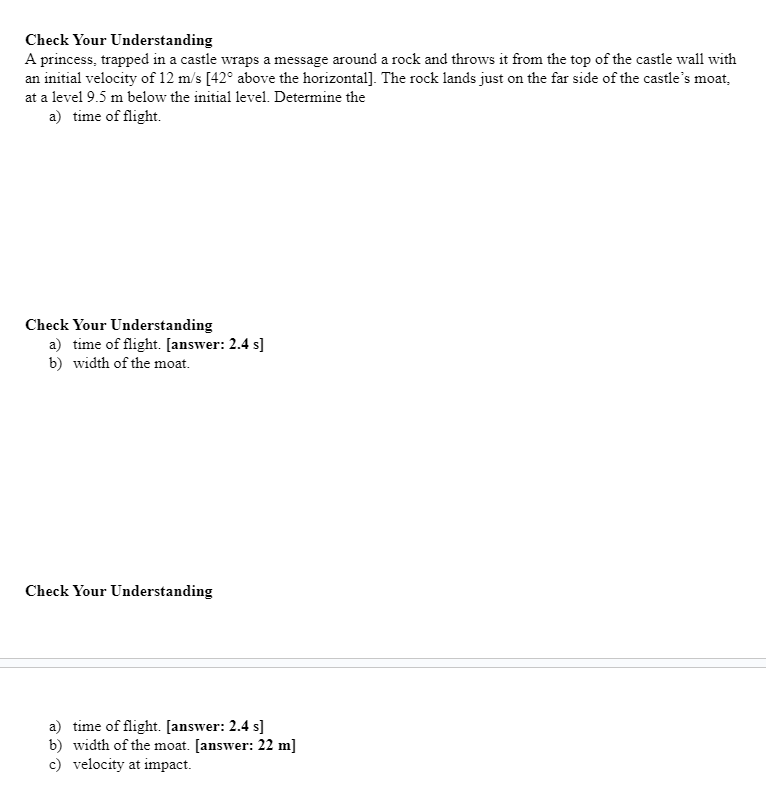 b) How far will the ball travel horizontally (i.e. its range)? Check