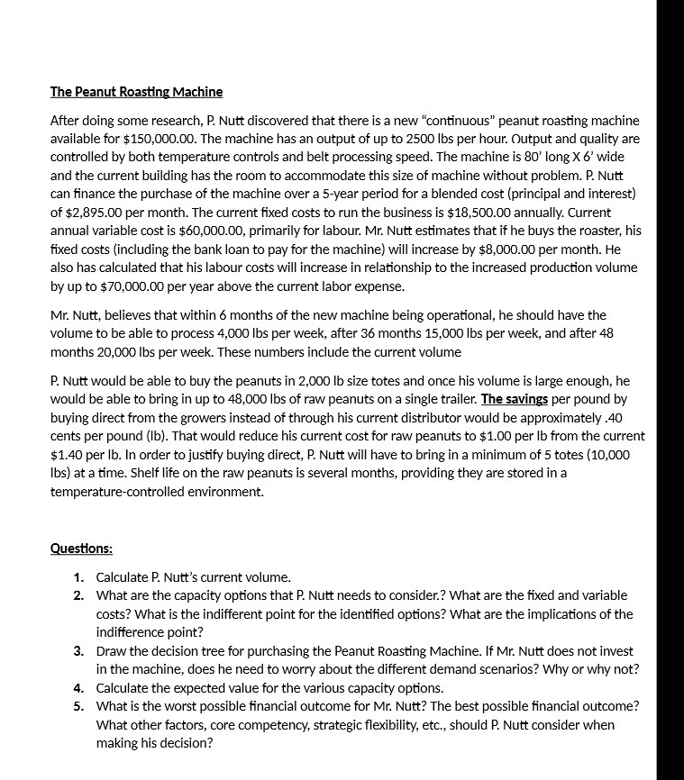 that there is a new "continuous" peanut roasting machine available for $