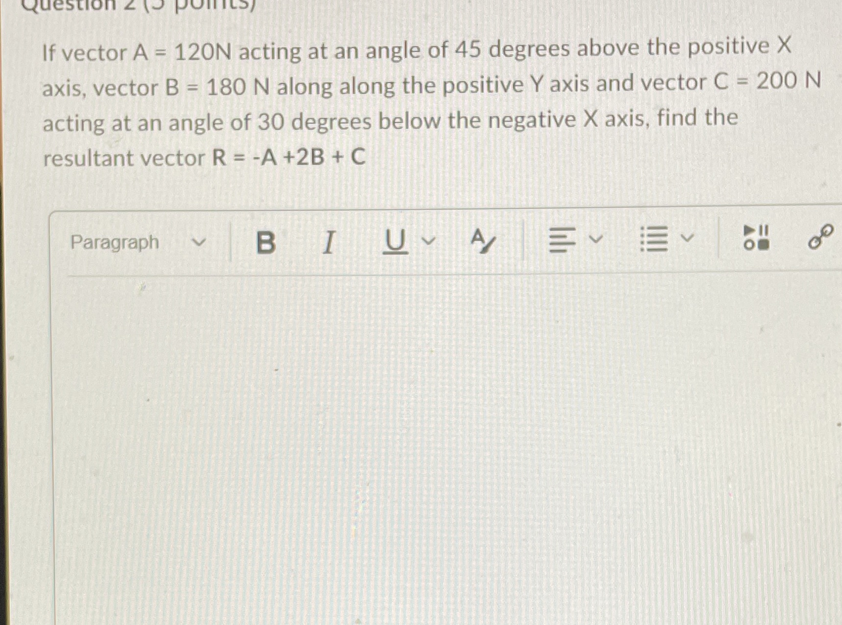 Show work and circle the answer please Question 2 PO If vector