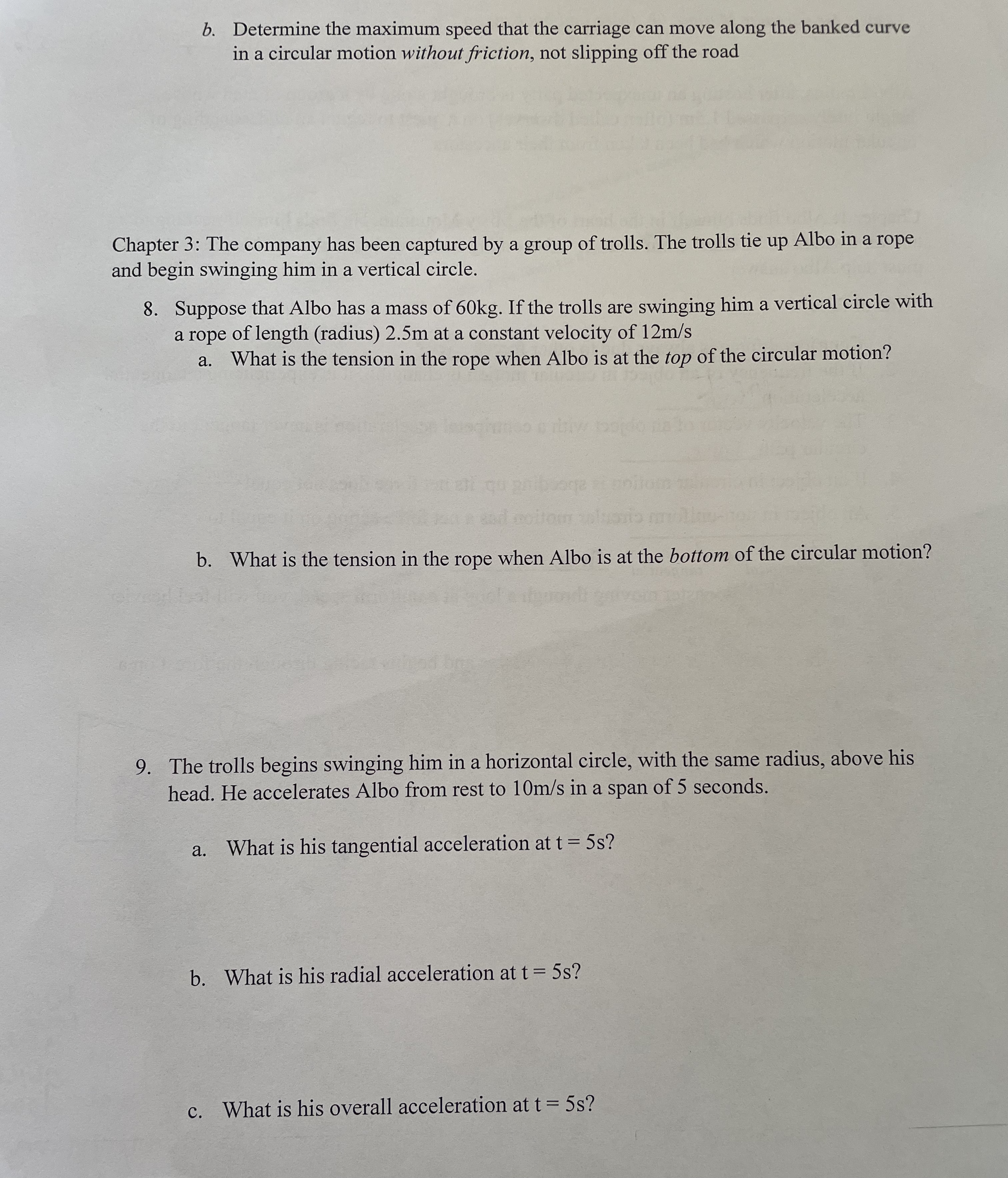b. Determine the maximum speed that the carriage can move along