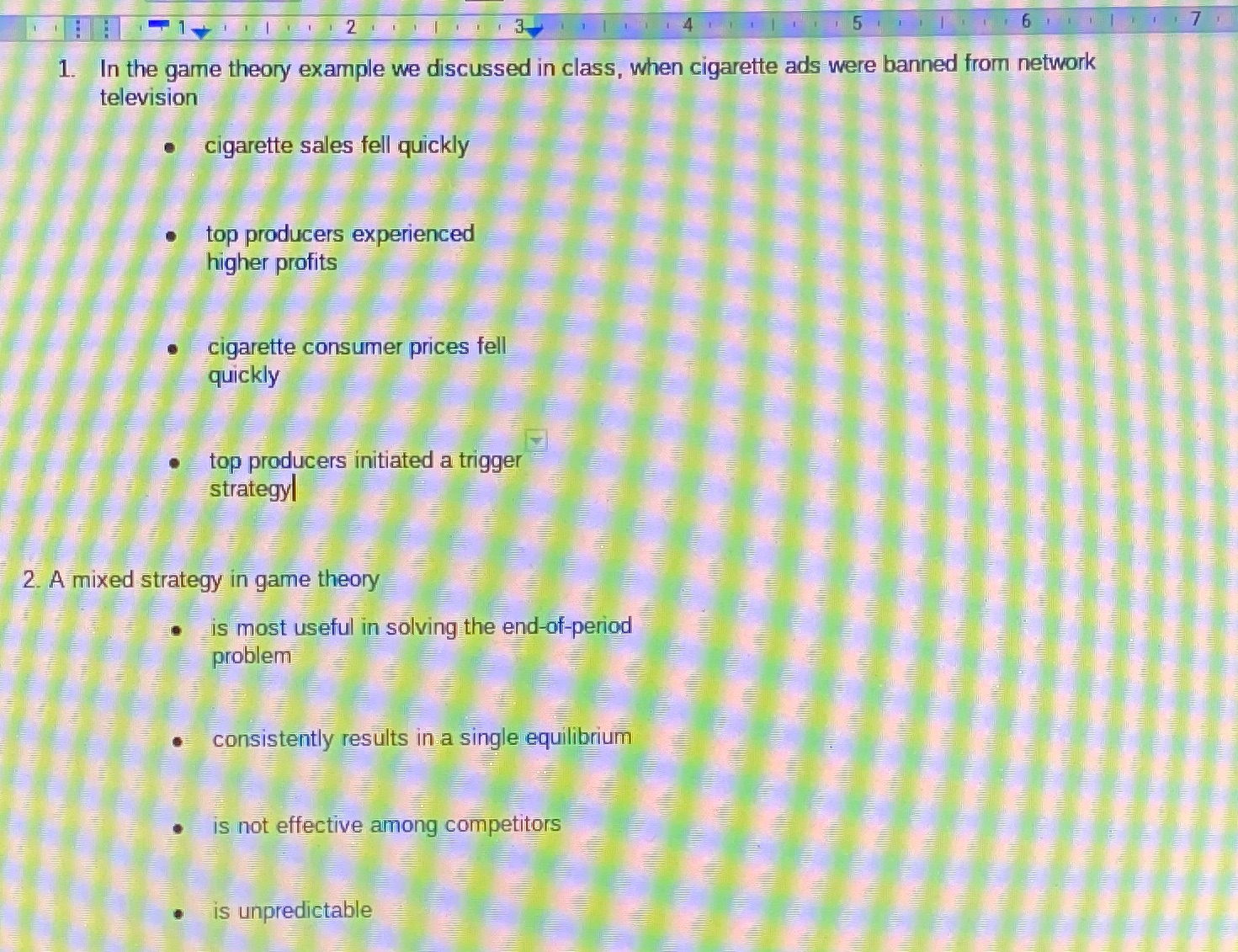 Please help with these 2 (: thank you 5 6 7 1.