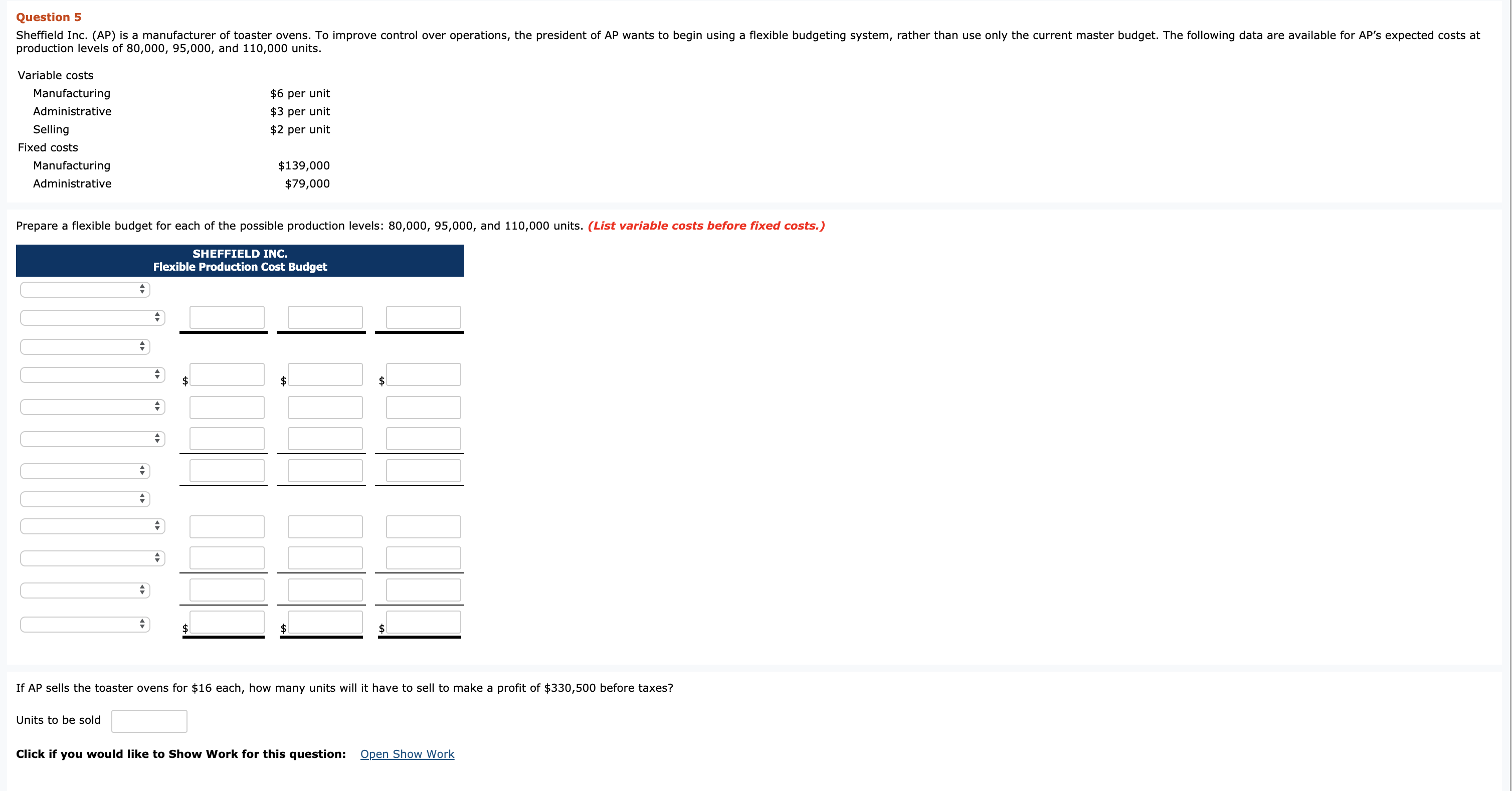 Where do I start to figure out this question? Question 5 Sheffield