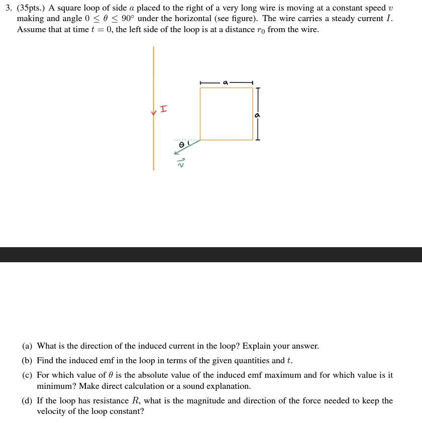 '0 making and angle 0 g 9 3 90 under the horizontal