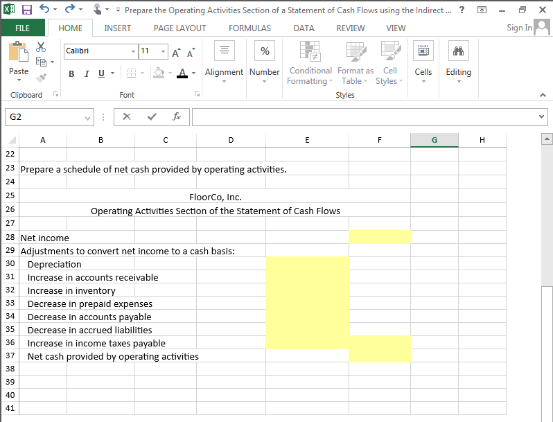  NUMBER TWOFloorCo, Inc. has provided data from its previous year of