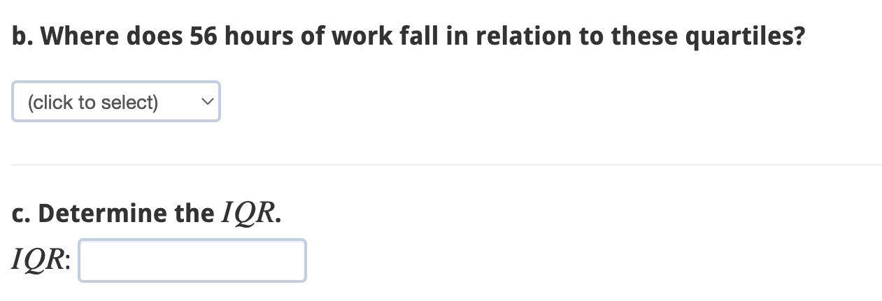 employees at an insurance company: 65 53 78 56 Q3, 62 and
