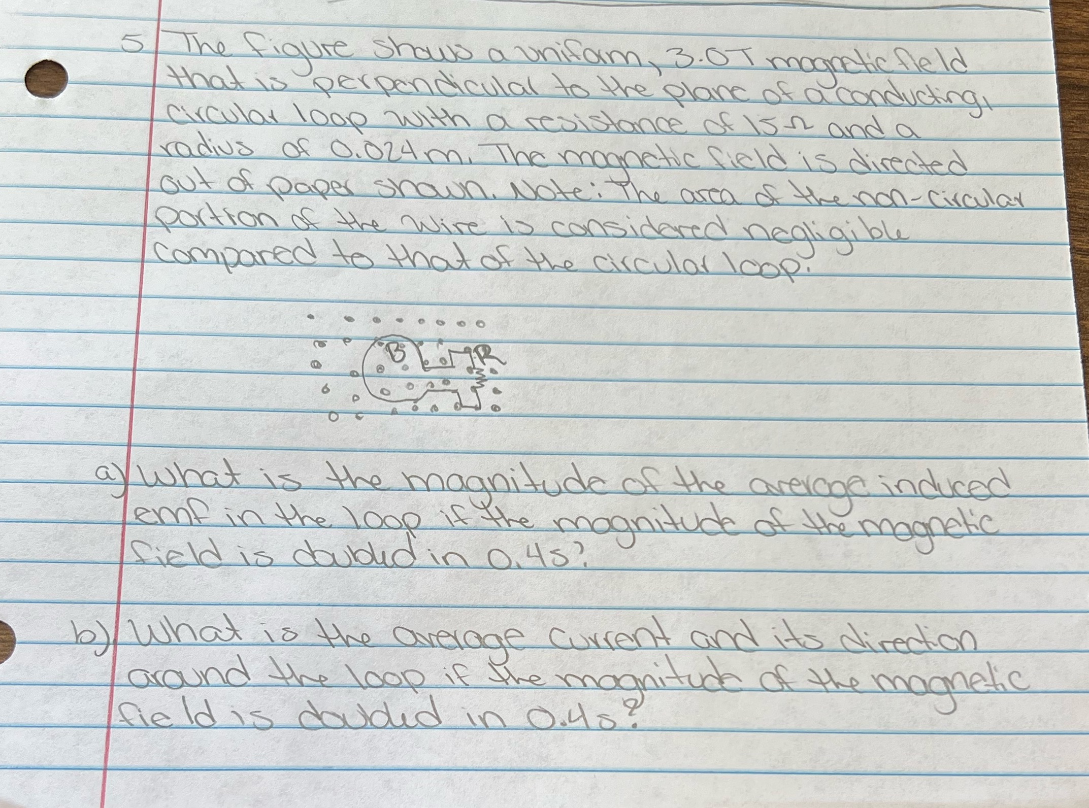 Include solution steps and units 5 The figure shows a uniform, 3.OT