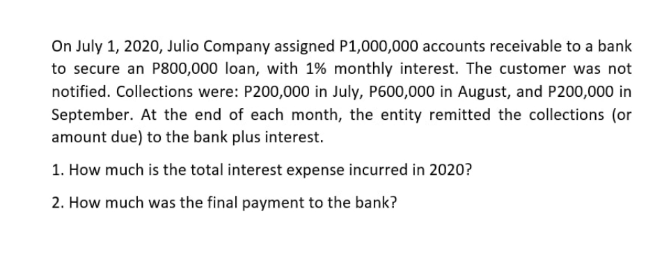 3. how do i solve for these? thank you! On July 1,