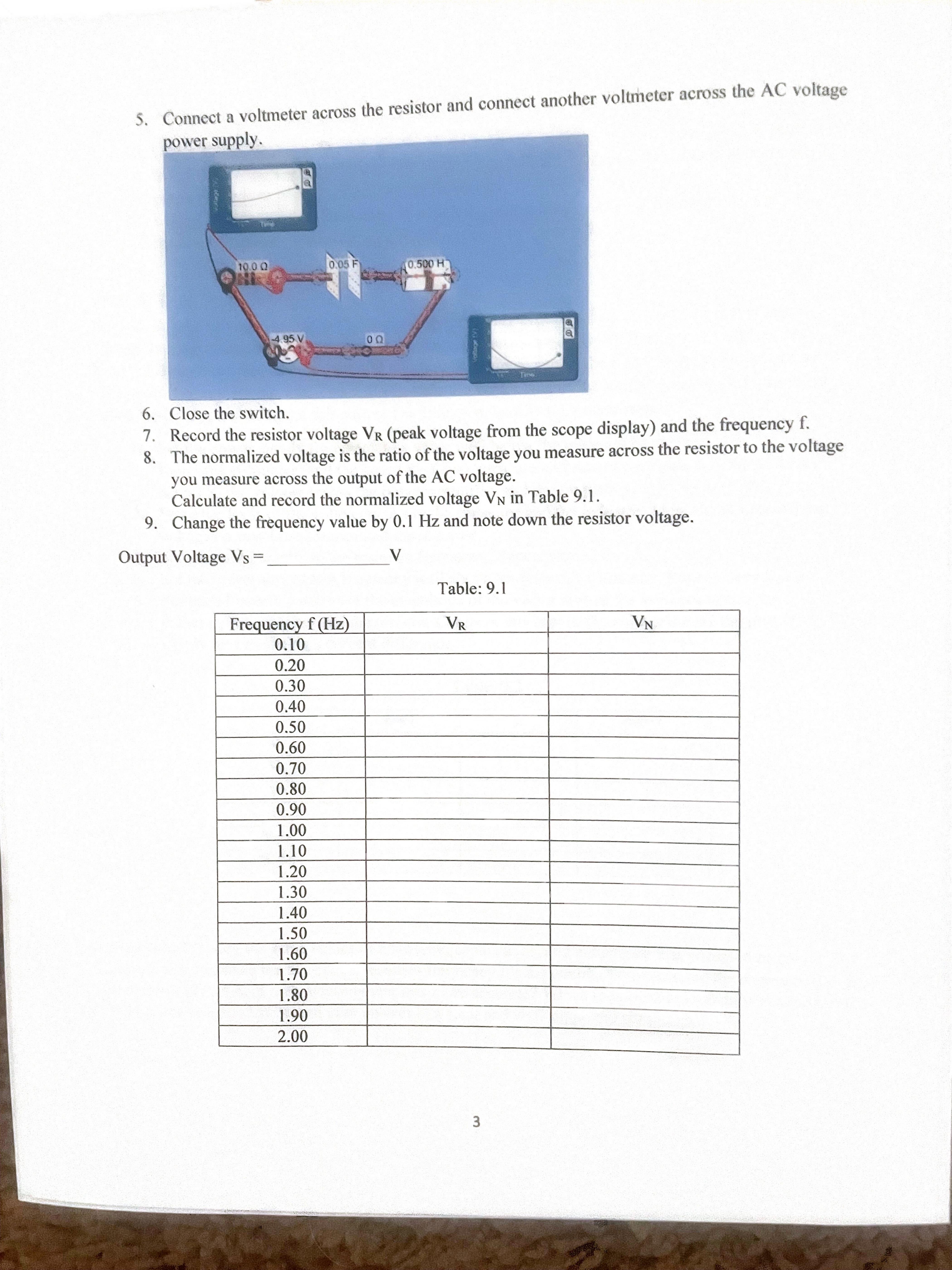 of the applied voltage. There is a particular frequency at which the