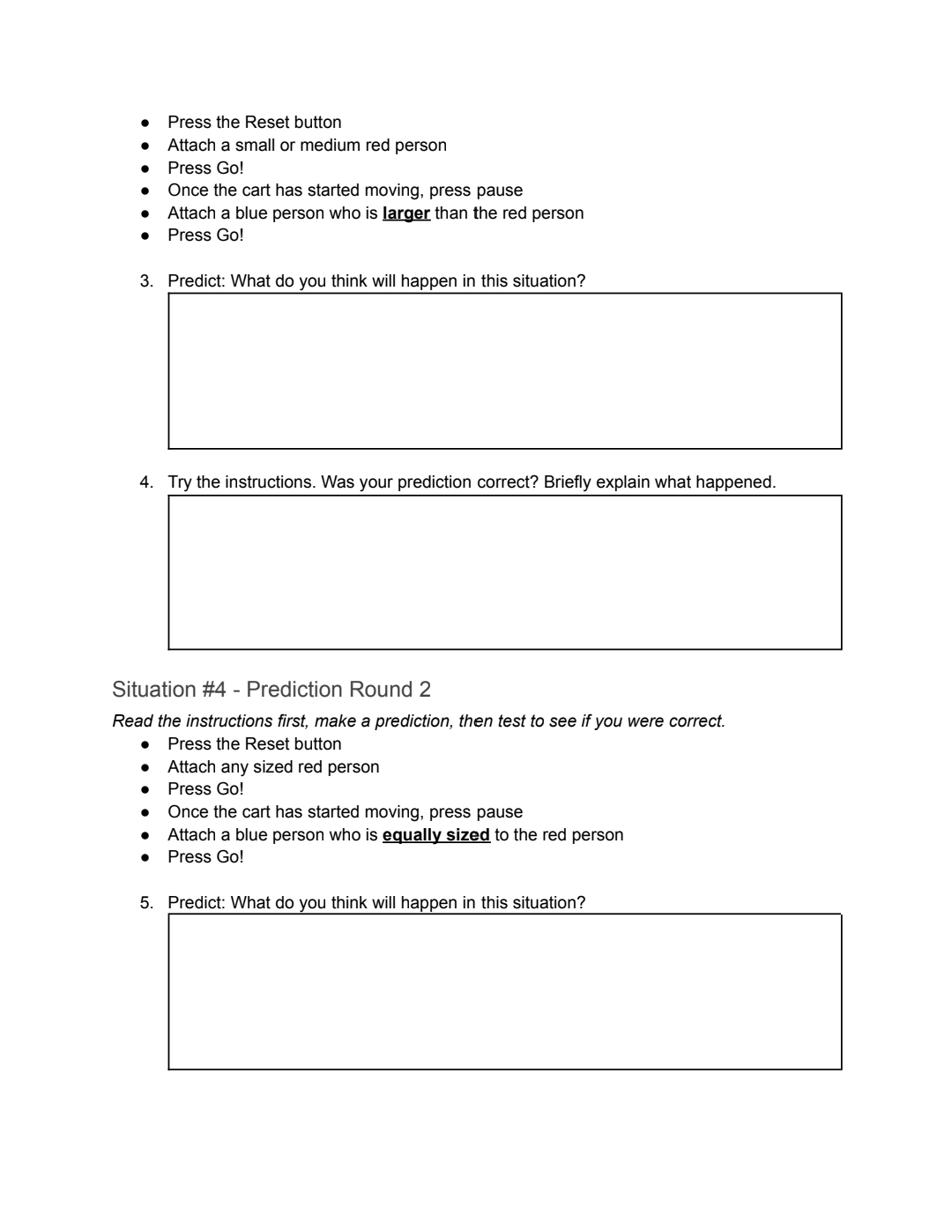 Simulation Notes o The orange reset button J will return all people